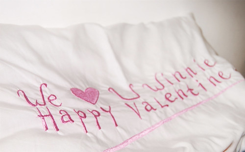 My Valentine Pillowcase
