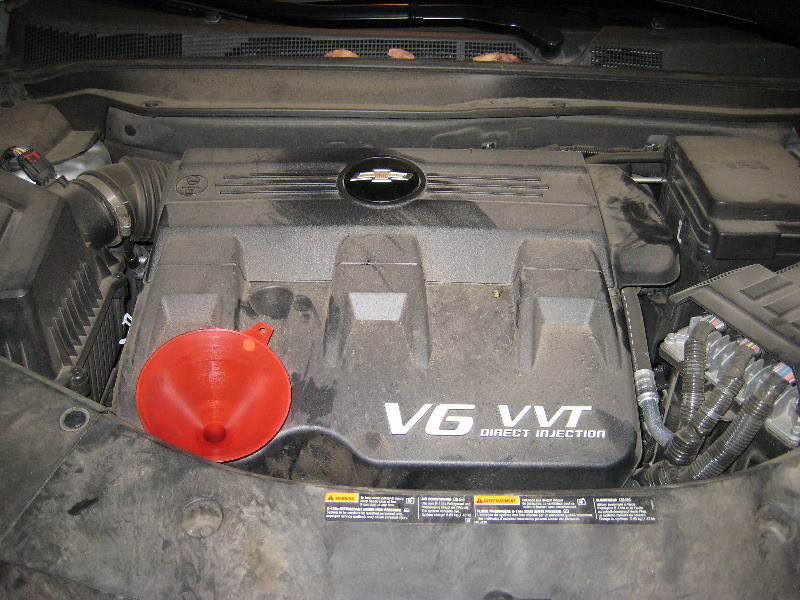 2011-2012 GM Chevrolet Equinox LFW 3.0L V6 Engine - Oil Change - a photo on Flickriver What Oil Filter Does A 2013 Chevy Equinox Take