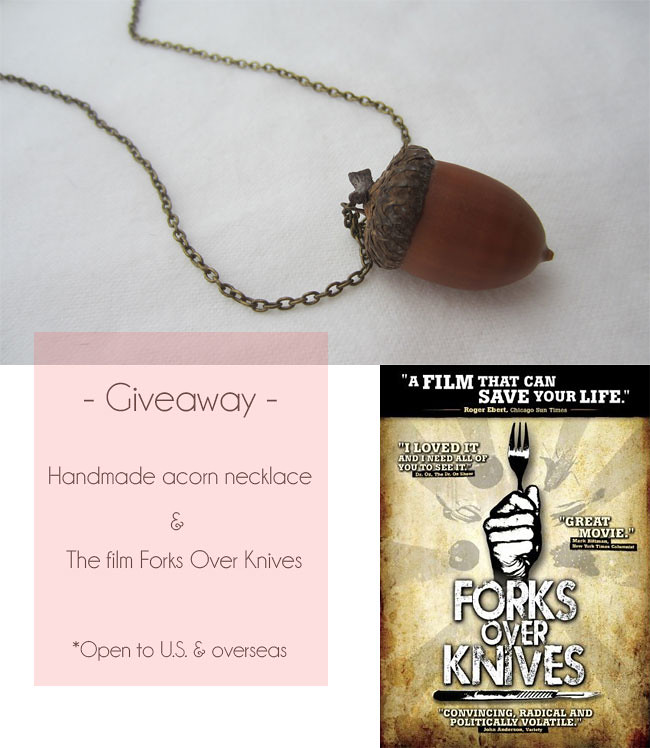 acorn-necklace-forks-over-knives-giveaway