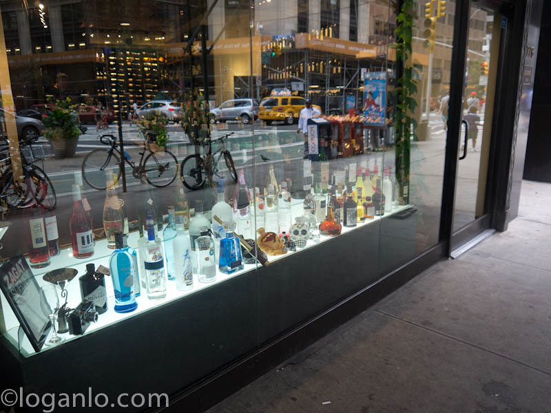 Liquor storefront in NYC