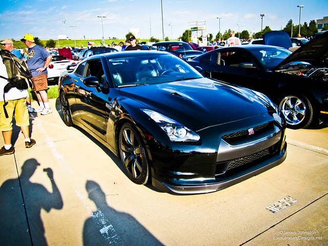 Nissan GT-R at Cars and Coffee Dallas show