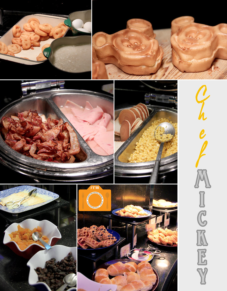 Chef Mickey buffet collage 2