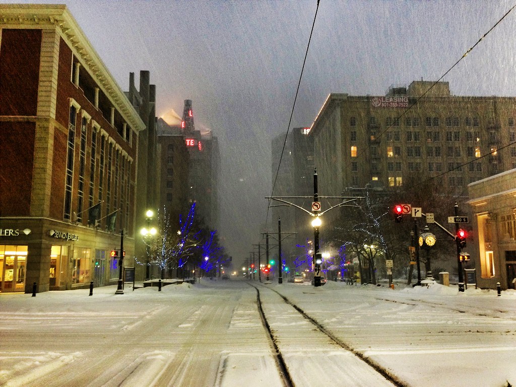 Light Snow Downtown