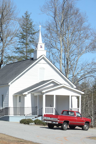 Church at the Appalachian foothills