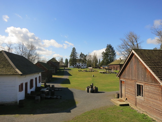Fort Langley from the ramparts