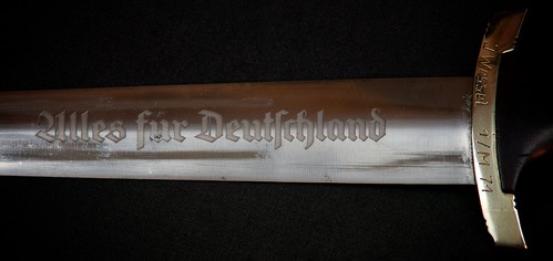 Knife Collection: WWII German Dagger, "Alles fur Deutschland" engraving