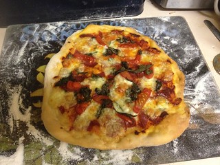 Homemade pizza from start to finish
