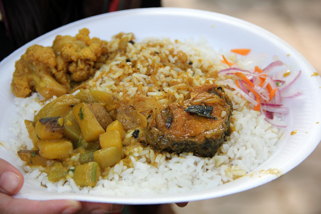 Kolkata street food meal