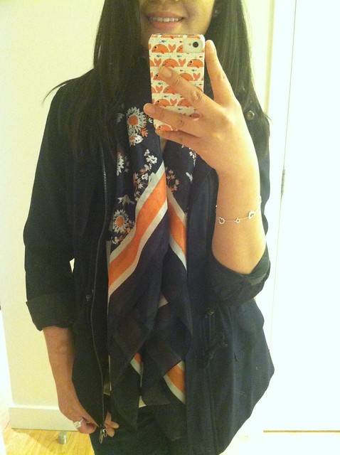 Forever 21 Retro Floral Scarf