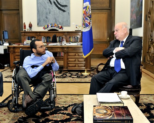 OAS Secretary General Meets with the Secretary of State for the Integration of Persons with Disabilities in Haiti