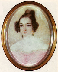 Е. А. Сушкова (в замужестве Хвостова). Неизвестный художник. 1830-е годы
