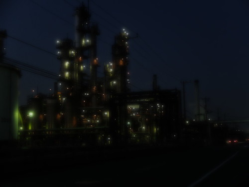 Kawasaki factory night scene 03