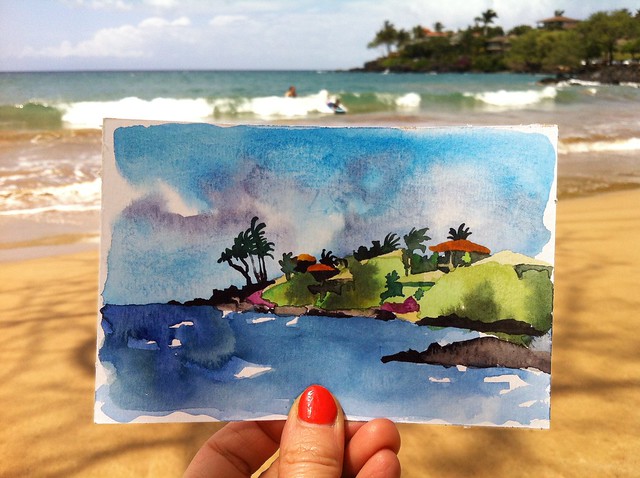 Hawaii postcard 3: Makena Landing, Maui