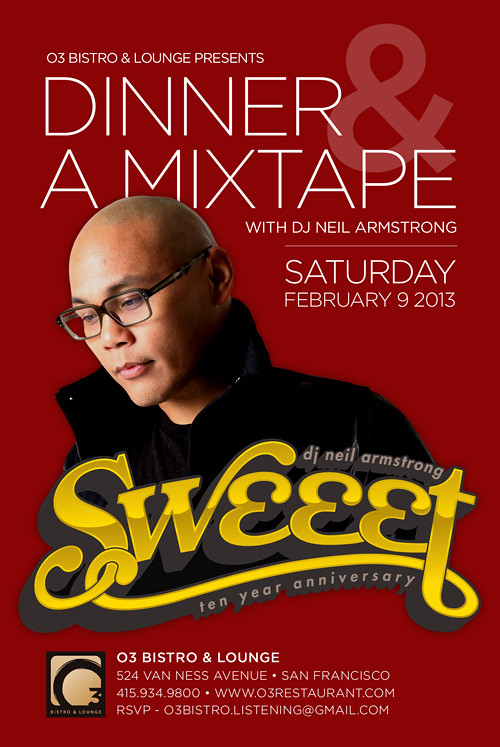 Dinner & A Mixtape - the 10 Year Anniversary of Sweeet Listening party