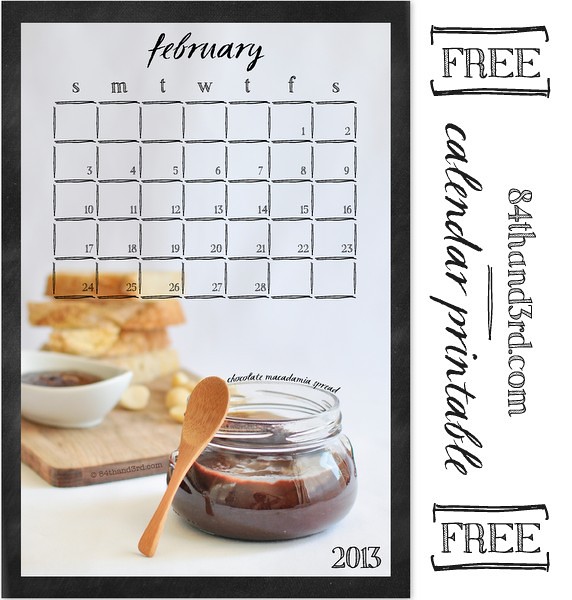ChocMacadamiaSpread_CalendarPrintable-Feb2013