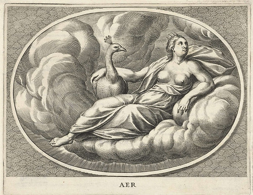 006-La diosa Juno personificando el aire- Cornelis van Dalen (II), 1648-Rijksmuseum API Collectie