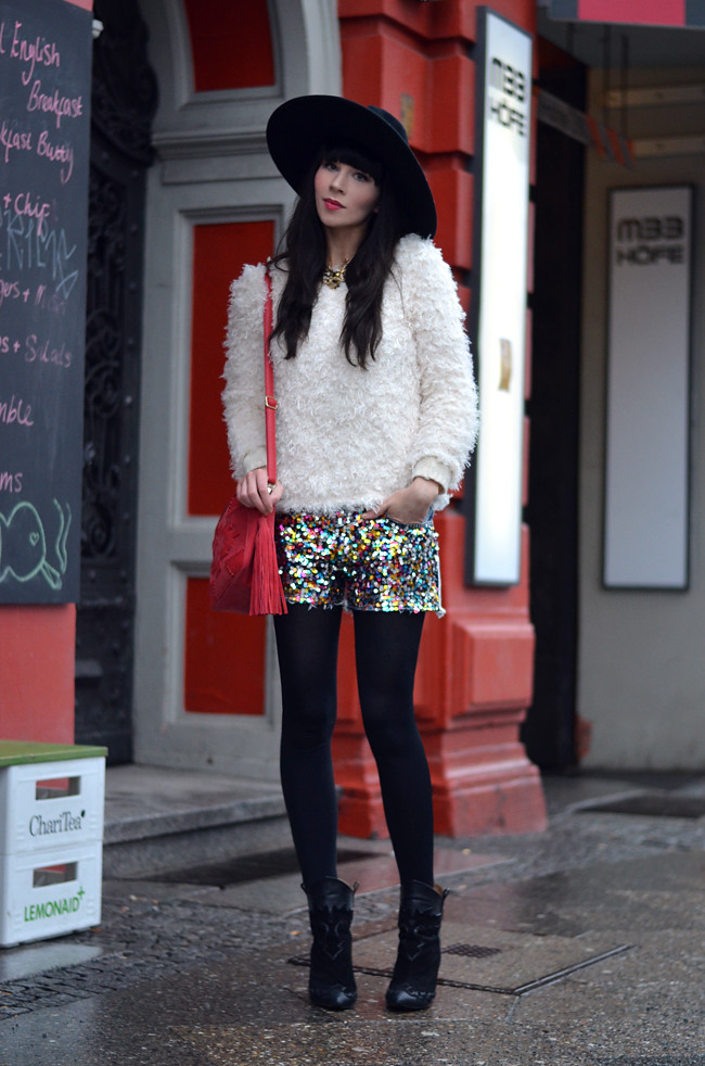 Romwe Knit Red Stradivarius Bag Outfit 4