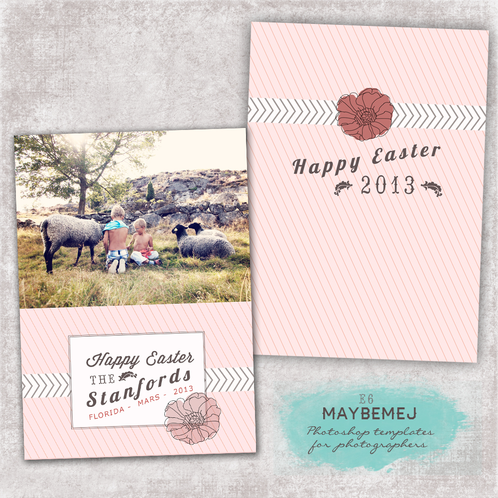 Easter card templates