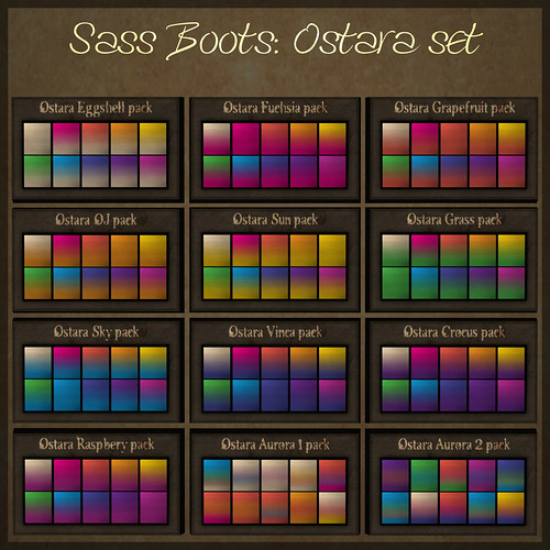 .{Rue}. Soles / Sass Boots - Ostara packs!
