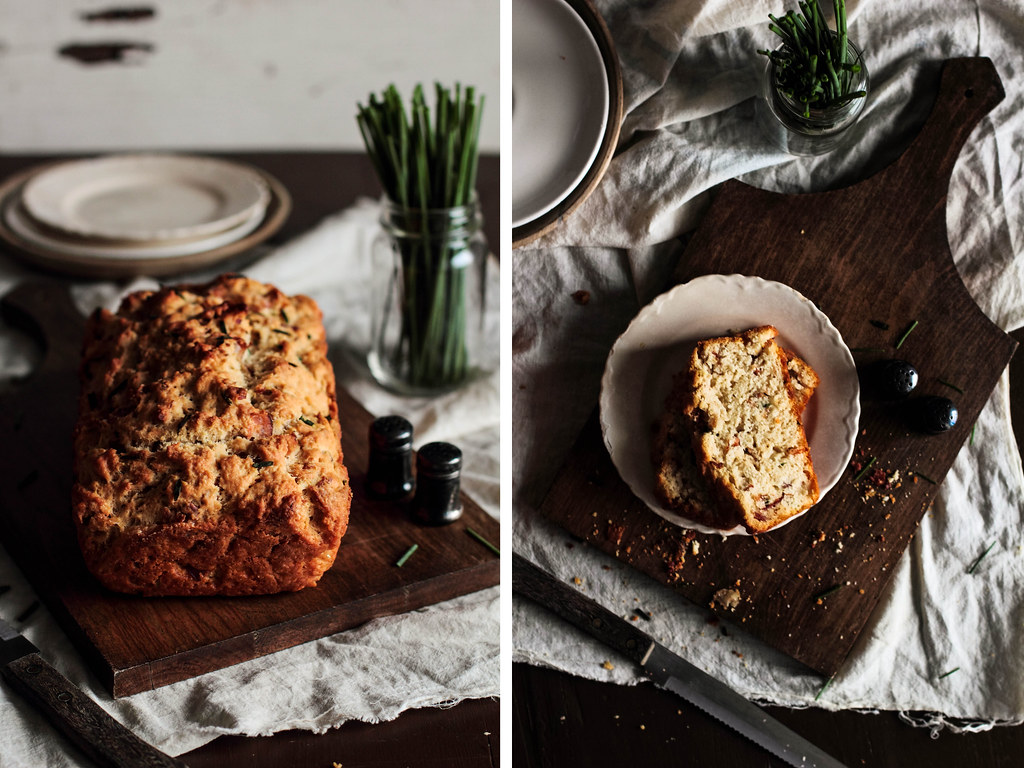Bacon & Chive Beer Bread
