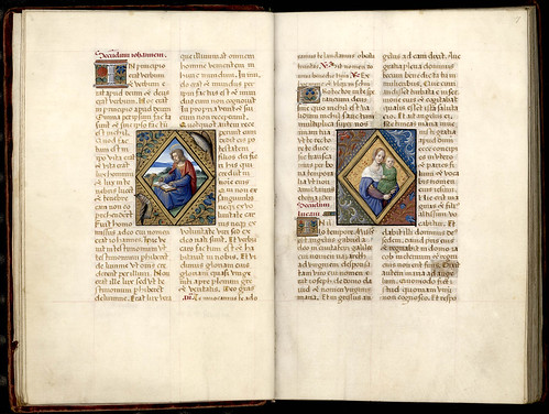 025-6v-7r-Thott 541 4 ° Liber horarum –Francia 1500- The Royal Library