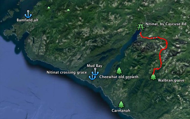 Carmanah trip map 1