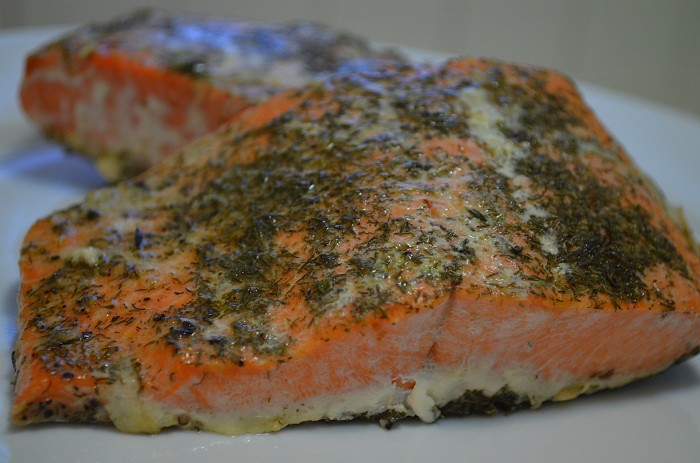 Baked Salmon with Dill & Thyme | My Halal Kitchen