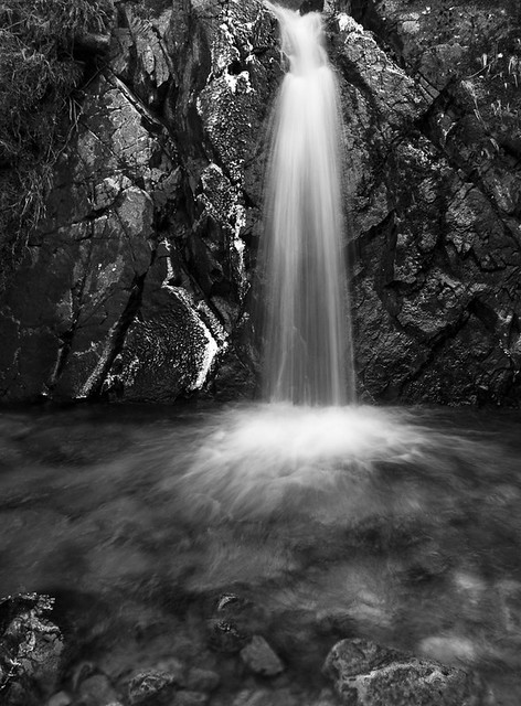Waterfall by Honister Pass