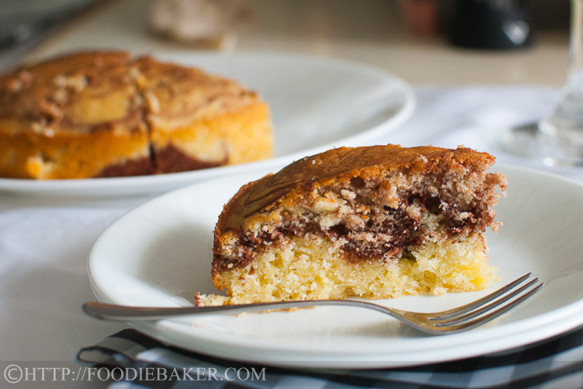 Cold Oven Cream Cheese Marble Cake