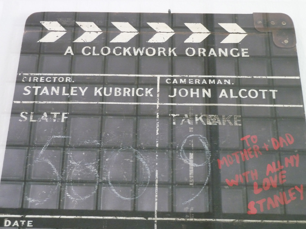 Kubrick Кубрик Хлопушка, фильмЗаводной апельсин Маме и папе со все моей любовью