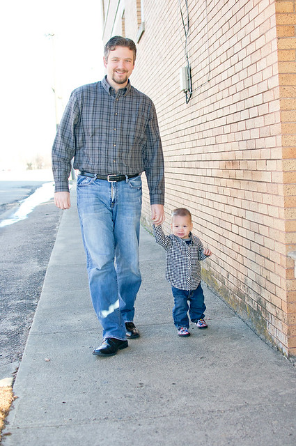 walking with dad