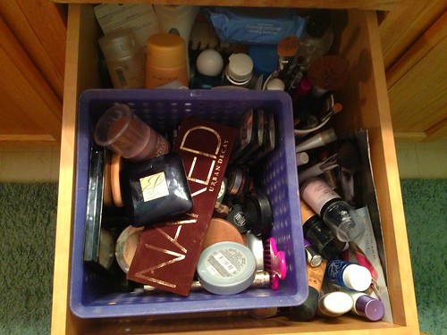 makeup, not so organized
