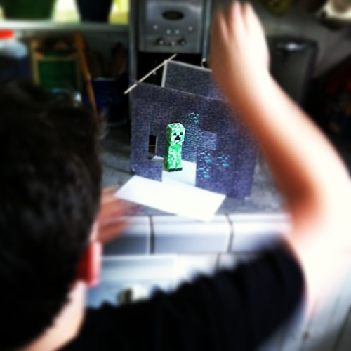 this is happening in our kitchen #unschooling #minecraft #teen