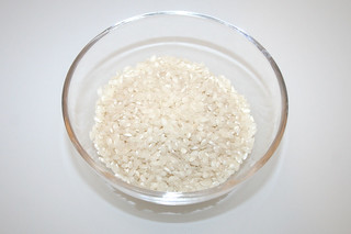 01 - Zutat Risottoreis / Ingredient risotto rice