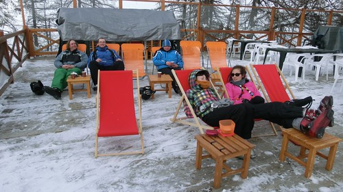 Odpočinek během lyžování