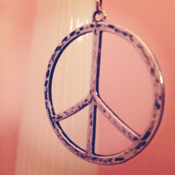 Day49 my first peace sign necklace EVER 2.18.13 #jessie365