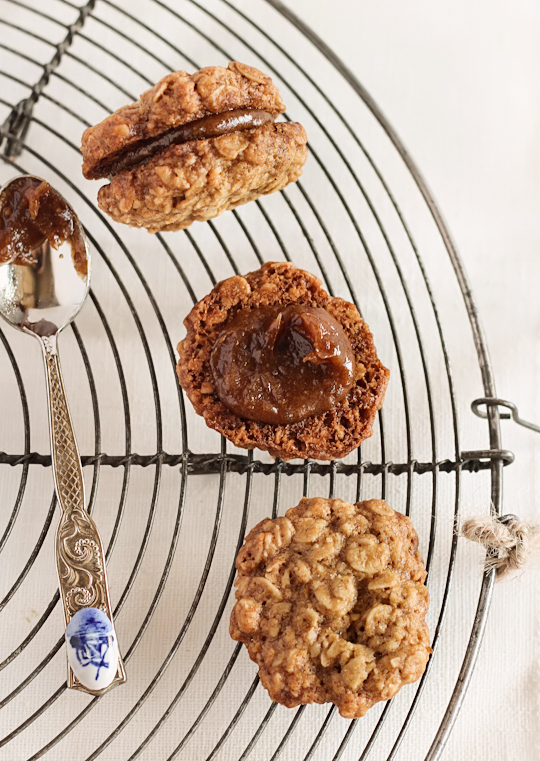 Date & Strawberry Oatmeal Cookies