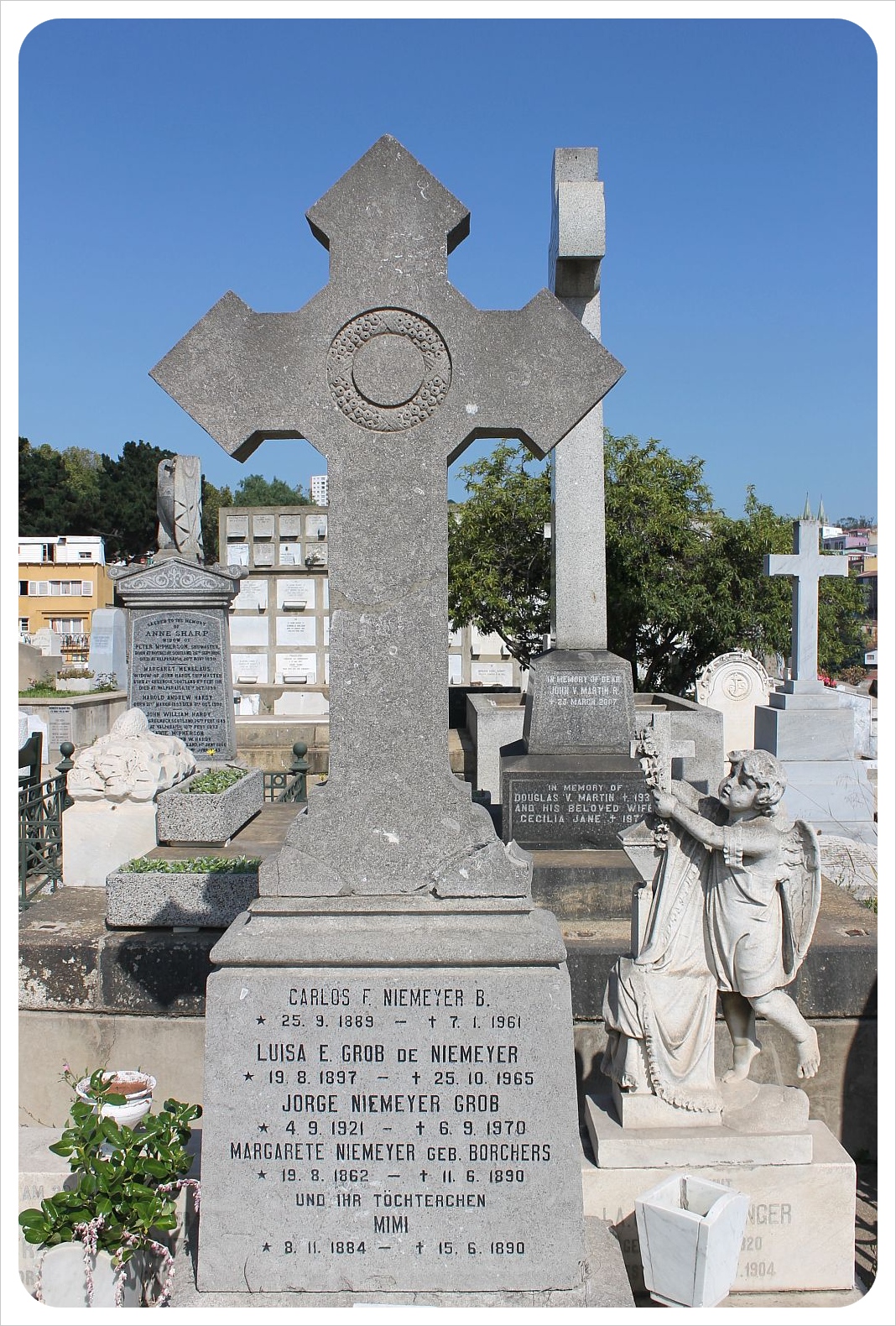 valparaiso cemetery german family grave