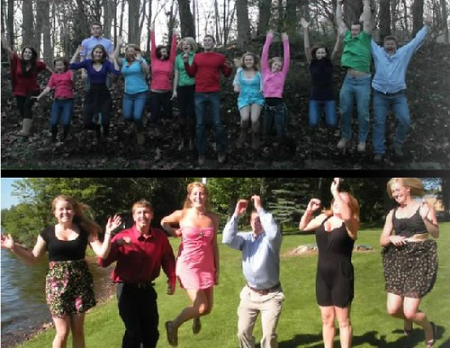 11 types of family photos: the Jump Shot