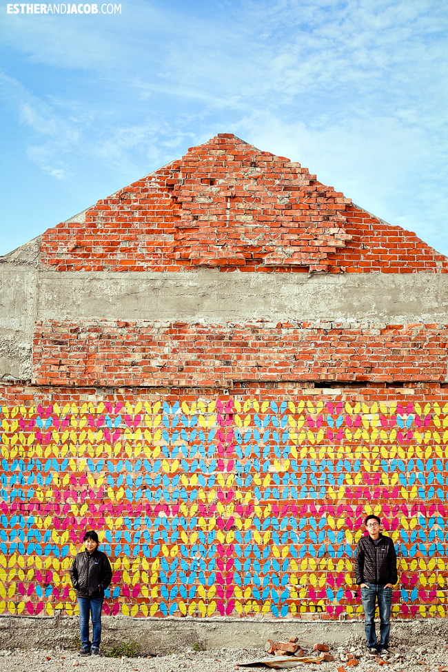Colorful wall in Christchurch | 48 hours in Christchurch | What to do in 2 days in Christchurch | Christchurch New Zealand Travel Photography