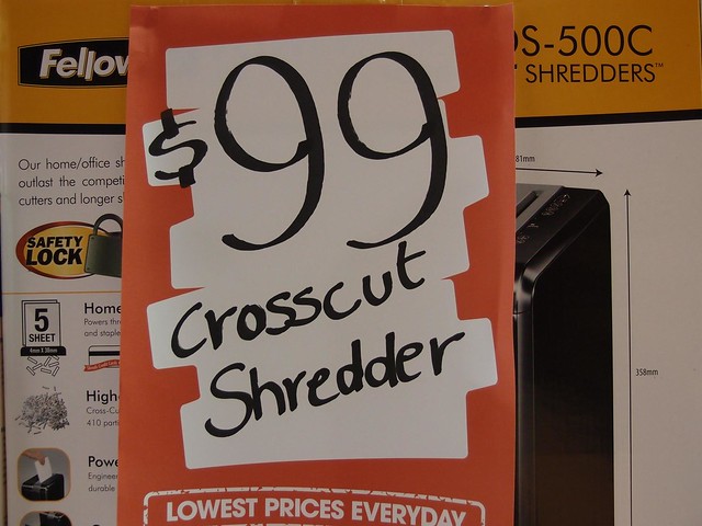 crosscut shredder for sale
