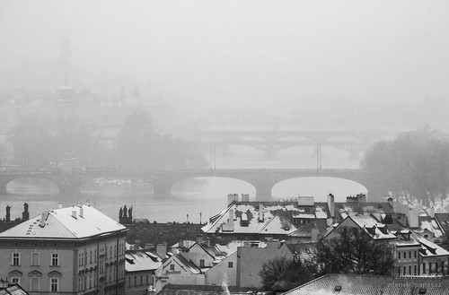 Prague bridges by Zdenek Papes
