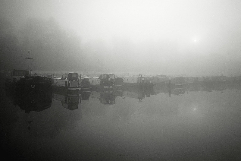Diglis basin in the fog