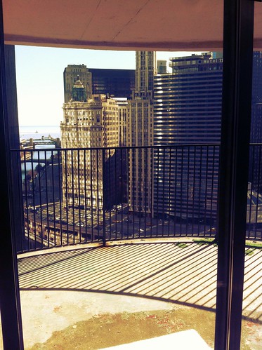 Favorite daydreaming window - from our Marina Tower apartment in Chicago by theopcm