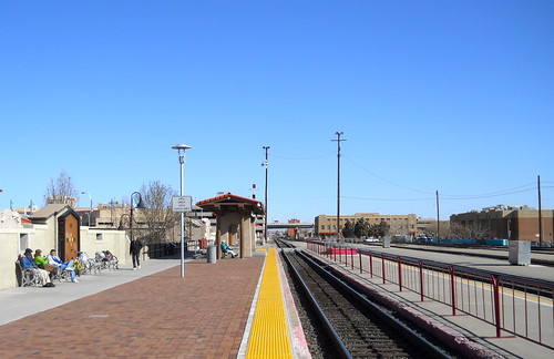 Downtown Albuquerque Rail Runner station, looking north. by busboy4