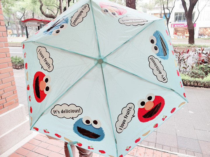 elmo cookie monster umbrella