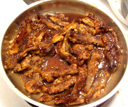 My Shallow Fried Ginger Beef