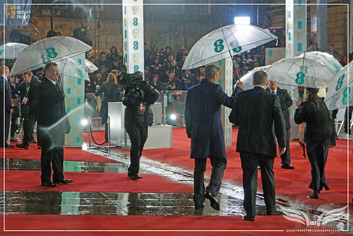 The Establishing Shot: EE BAFTAs RED CARPET GEORGE CLOONEY WALKS OFF AFTER POUNDING FISTS by Craig Grobler