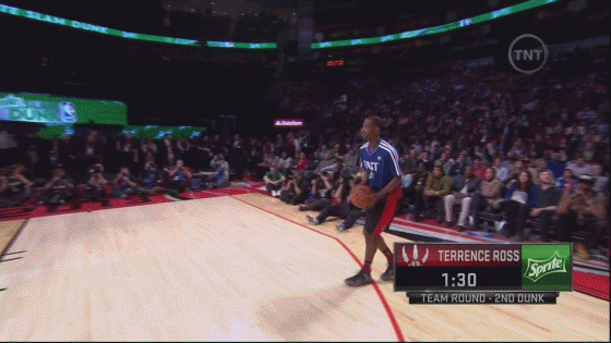 terrence ross dunk contest