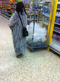 I saw a yeti in Tesco earlier. Here's the proof. by benparkuk
